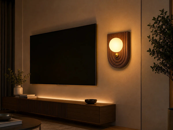 Zynella Crescent Modern Wall Light