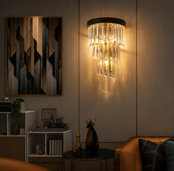 Ashbourne Crystal Wall Lamp