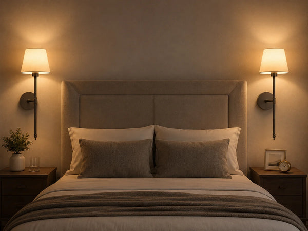 Zynella Renaissance: Wireless Gold Wall Sconces (Set of 2)