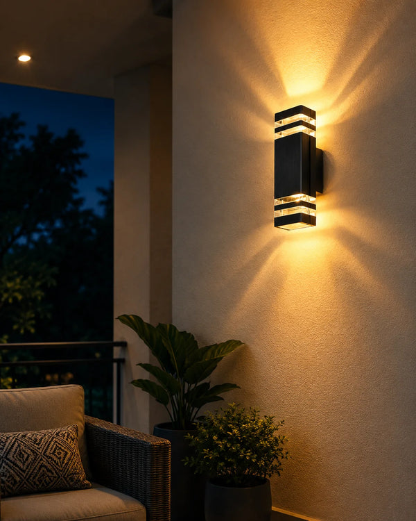 Beacon Dual-Head Outdoor Wall Light