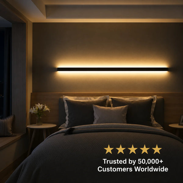 Zynella Linear Scepter: Slim Architectural LED Wall Sconce