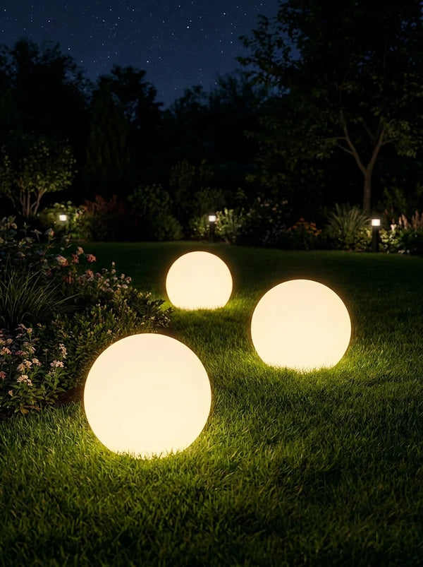 Zynella Orbital: 360° Atmosphere Spherical Garden Lamp (IP65)