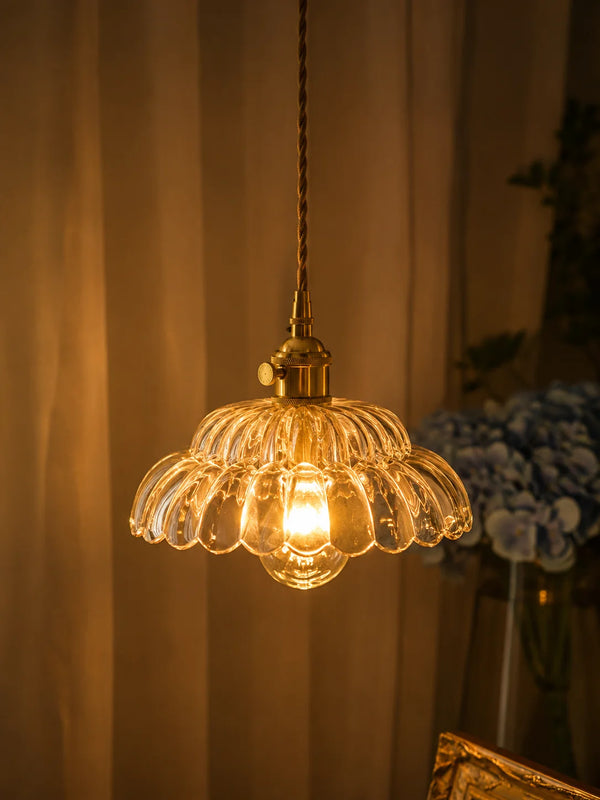 Zynella Petal Glass Pendant