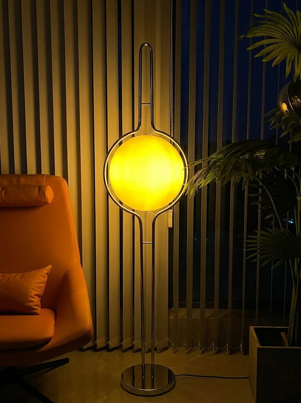 Halo Beam Floor To Ceiling Modern Lamp