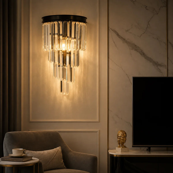 Ashbourne Crystal Wall Lamp