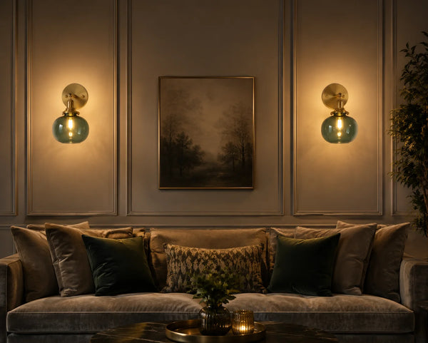 Orla Antique Glass Wall Lamp