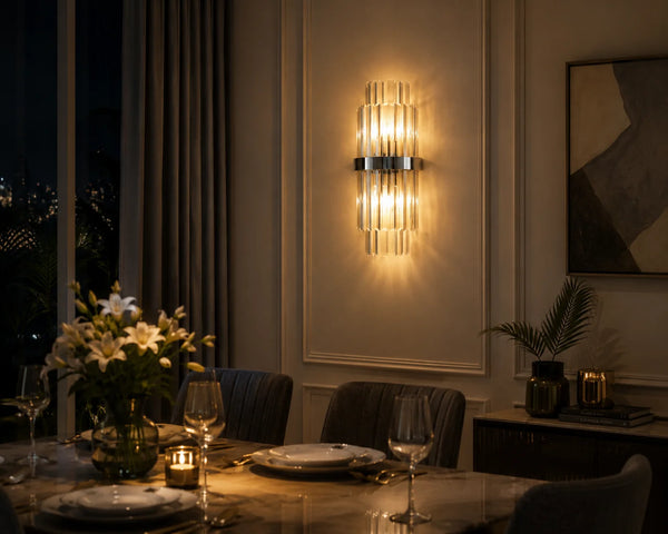 Orion Modern Crystal Lamp | Zynella Interior