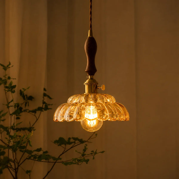 Zynella Petal Glass Pendant