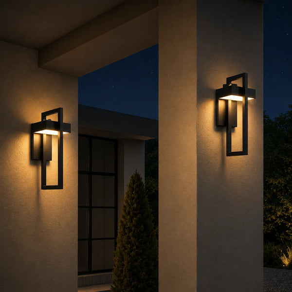 Zynella Titan: Modern Stainless Steel Outdoor Sconce (IP65 Waterproof)