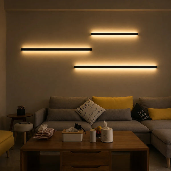Zynella Linear Scepter: Slim Architectural LED Wall Sconce