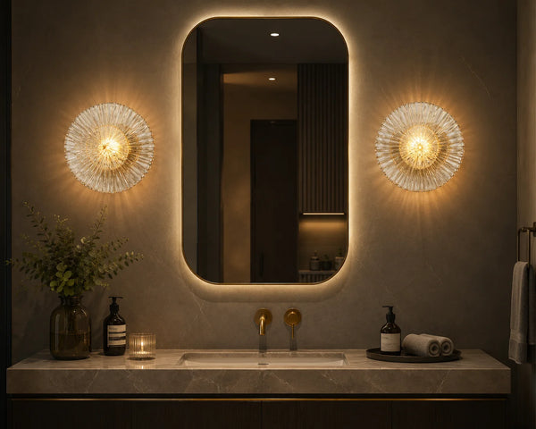 Zynella Glass Post-Modern Wall Light