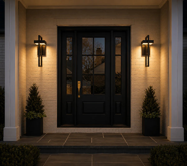 Zynella Titan: Modern Stainless Steel Outdoor Sconce (IP65 Waterproof)
