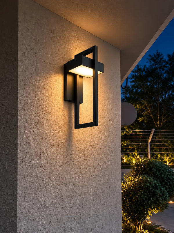 Zynella Titan: Modern Stainless Steel Outdoor Sconce (IP65 Waterproof)