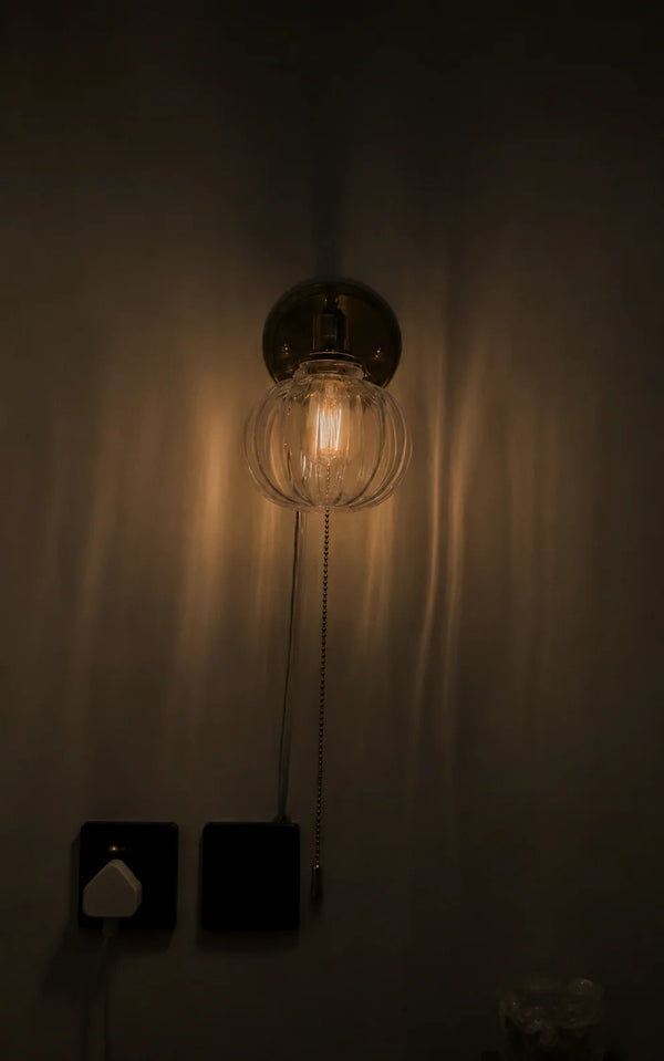 Orla Antique Glass Wall Lamp