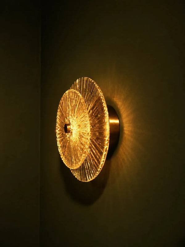 Zynella Glass Post-Modern Wall Light