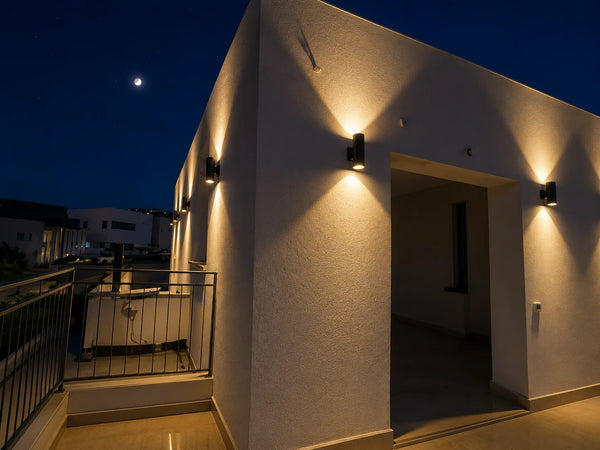 Beacon Dual-Head Outdoor Wall Light