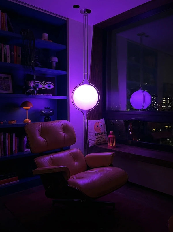 Halo Beam Floor To Ceiling Modern Lamp