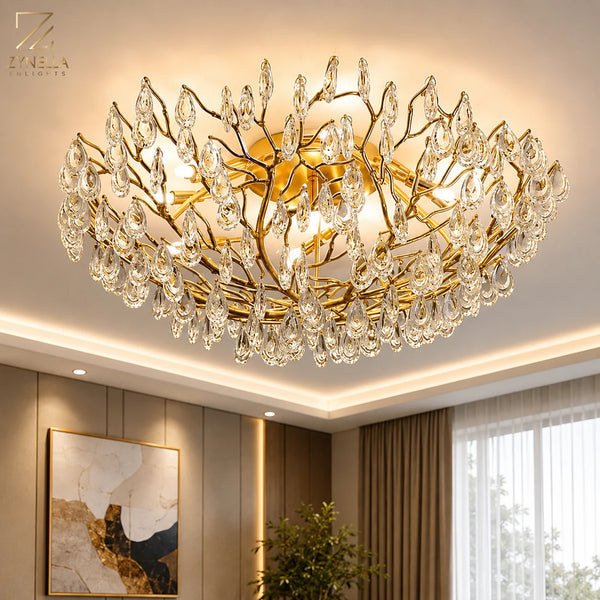 Alara Crystal Ceiling Lamp