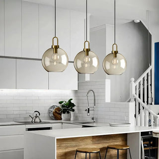 Modern Smoke Glass Pendant Light Modern  Contemporary Crystal Statement Fixture