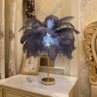 Luxury LED Feather Lamp Modern  Elegant Teardrop LED Pendant