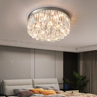 Eva Ceiling Light Modern  Opulent Multi-Tier Crystal Chandelier - Zynella