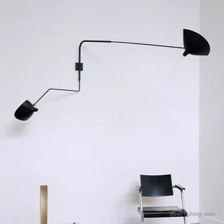 Dual Arc Modern Wall Lamp Modern  Minimalist Round Flush Mount