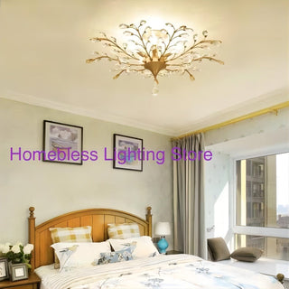 Flower Ceiling Light Modern  Elegant Teardrop LED Pendant