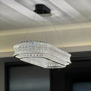 Ophelia Collection Decorative Modern  Sleek Linear Suspension Light