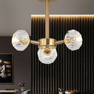 Hafsa Crystal LED Hanging Light Modern  Luxury Marble Base Table Lamp