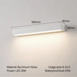 Ellie Waterproof Wall Lamp Modern  Vintage Brass Accent Lighting