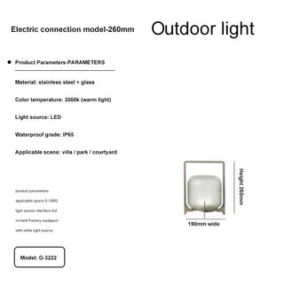 Modern Terrace Garden Outdoor Lights Modern  Rustic Industrial Hanging Lamp