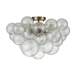 Zynella Bubble Chandelier Modern  Chic Glass Globe Pendant