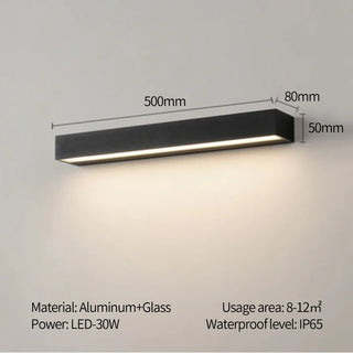 Ellie Waterproof Wall Lamp Modern  Vintage Brass Accent Lighting