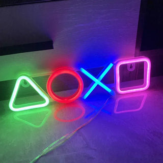 USB LED Neon Light for Game Room Artistic Modern  Classic Drum Shade Ceiling Light