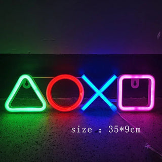 USB LED Neon Light for Game Room Artistic Modern  Classic Drum Shade Ceiling Light