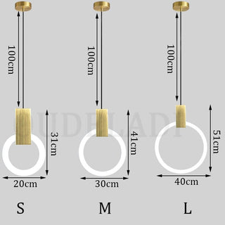Pendulum Halo Lights Stylish Modern  Ornate Antique Finish Fixture