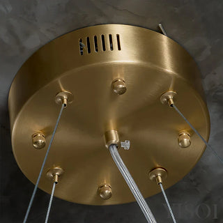 Unity Alabaster Chandelier Decorative Modern  Minimalist Round Flush Mount