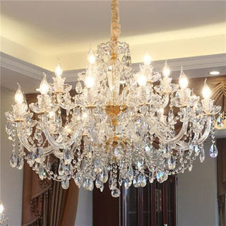 Waldo Candlestick Chandelier Modern  Chic Glass Globe Pendant