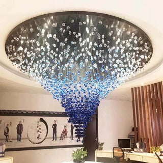 Zynella Modern Stone Chandelier Refined Modern  Contemporary Crystal Statement Fixture