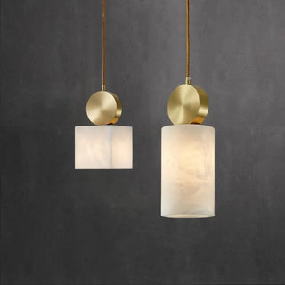 Trafalgar Marble Pendant Lights Modern  Bohemian Rattan Woven Pendant