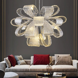 Minar Flower Chandelier Modern  Ornate Antique Finish Fixture