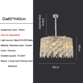 Freya Chandelier Modern  Sleek Linear Suspension Light