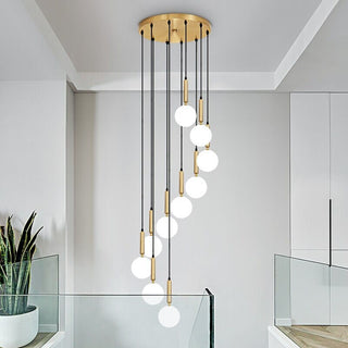 Jane Orb Chandelier Modern  Contemporary Crystal Statement Fixture