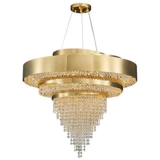 Sophie Luxe Chandelier Opulent Modern  Classic Drum Shade Ceiling Light