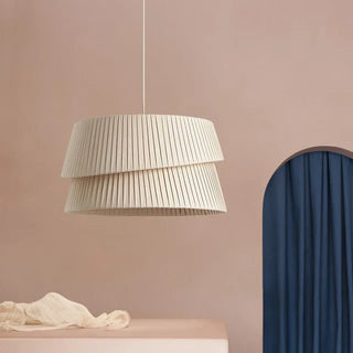 Japandi Fabric Chandelier Modern  Timeless Lantern Style Wall Lamp