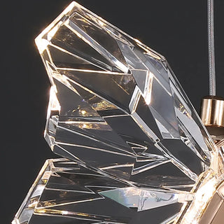 Crystal Butterfly Wall Lamp Modern  Luxury Gold Frame Light Fitting