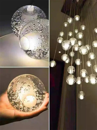 Merida Ball Chandelier Modern  Ornate Antique Finish Fixture