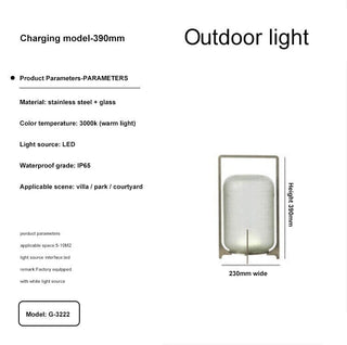 Modern Terrace Garden Outdoor Lights Modern  Rustic Industrial Hanging Lamp