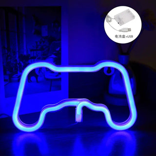 USB LED Neon Light for Game Room Artistic Modern  Classic Drum Shade Ceiling Light