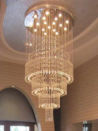Iris Chandelier Modern  Chic Glass Globe Pendant